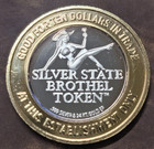 Brothel Silver Strike  10 Token  999 Fine Silver Nevada  Angel s Ladies Ranch
