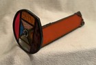 Vintage Stained Glass Kaleidoscope Handmade Leaded Glass Geometric Design Works