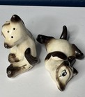 Vintage Siamese Cat Salt And Pepper Shakers 1950   s Handpainted