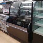 Avantco Cac-48 48  Black Curved Dual Service Refrigerated Open Air Merchandiser