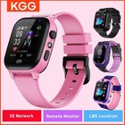 Kids Smart Watch Phone 4g Sim Sos Call Lbs Location Waterproof Boys Girls Gift