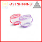 Munchkin Snack Catcher Toddler Snack Cups  2 Pack  Pink purple