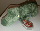 Ty Beanie Baby Swampy The Alligator  8 5 Inch  New Mwmt Plush Stuffed Animal Toy