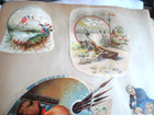 1876 Antique Scrapbook Page-scraps On Both Sides - Comic  Children   More