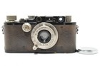  vintage Mint  Leica Ernst Leitz Wetzlar Iii Camera Black Nickel 5cm F 3 5 Japan
