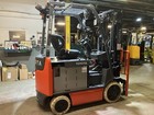 2021 Toyota 5000 Lb Electric Forklift With Ss And Triple Mast