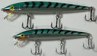Lot Of 2 Vintage Rapala Husky Jerk 5 1 2  5 8 Oz  4 3 4  1 2 Oz  Made In Ireland