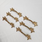 6 Vintage French Provincial Drawer Dresser Pulls Handles 6  Keeler Brass Co