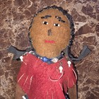 Vintage Native American Leather Beaded Indian Doll 9 5  Niagara Falls