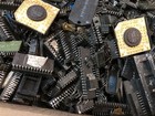 17lbs Of Mixed Ic Chips For Scrap Gold   Silver Recovery