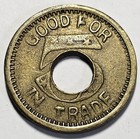 Neenah Wisconsin Trade Token  Queen Candy Store  Good For 5   In Trade