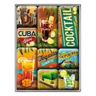 Nostalgic-art - Retro 9 Piece Fridge Magnet Set - Cocktail Time