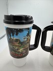2 Silver Dollar City 2011 Refillable Plastic Mug Cup Grandfathered With Lid