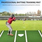 12x6 Baseball Softball Training Mat Upgraded 5mm Resilient Base   Synthetic Turf
