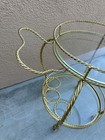 Vintage Bar Cart Italian Gilt Rope Trolley
