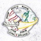 Vintage Nasa Sts-51l Patch     Space Shuttle Challenger Disaster 4  Crew Badge