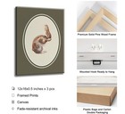 Vintage Nursery Wall Art Children Room Canvas Wall Decor Green Rabbit Duck De   