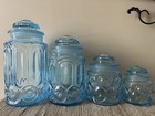 Le Smith Moon And Star Light Blue Canister Set