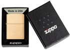 Zippo Brushed Solid Brass Windproof Lighter