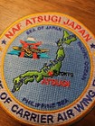 Us Navy Base Patch  Naf Atsugi  Japan  Home Of Carrier Air Wing Five   Y