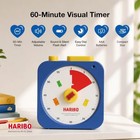 Haribo Visual Timer For Kids  60-minute Silent Countdown Timer For Adhd  