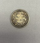 1858 Half Dime U s Silver Seated Liberty     Vf
