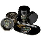 Day Of The Dead Stash Box Combo - Dod Gringer  Dod Uv Stash Jar  Dod Wooden Box