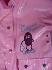 Vintage 1980 s California Raisins Children  s Rain Coat Child Size Jacket Vinyl
