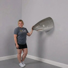 Great White Shark Head Wall Decor Statue Resin Aquatic Theme Display Prop Decor