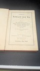 Rare 1912 Syracuse Edward Joy Co  Hard Cover Advertising Catalog