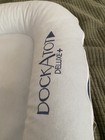 Dock A Tot Deluxe Plus Dock Baby Lounger  Light Blue Micro-corduroy