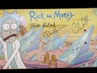 Super Rare Rick And Morty Skateboard Deck Season 1 Crew Gift Signed 