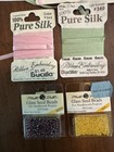 Bucilla   Molina 100  Pure Silk Ribbon Embroidery 4mm   Varied   Mill Hill Beads
