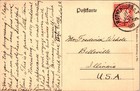 Germany 1900 Bayern Postal History Pict Postcard Addr Usa   Postmark