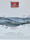 Multi-signed Av-8b Harrier Vma-513 Nightmares 15  Pilots Squadron Print Usmc