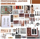 Leather Tool Kit Professional Cutting Punching Carving Sewing Kit