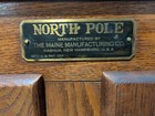Antique 1897-1905 North Pole 3 Door Ice Box Original On Wheels- See Description
