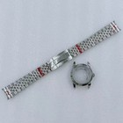 Diy 31mm Lady s Sapphire 316l Ss Watch Case strap For Nh05 Movement 24 5mm Dial