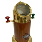 Antique Brass Nautical Gimbal Compass Vintage Boat Ship Compass With Wood Marine