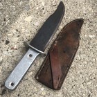 Wwii Us Theater Made Fighting Knife   Scabbard U s  Military Bowie Knife Usa Ww2