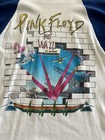 Vintage 1980 Pink Floyd The Wall Tour Raglan Concert Shirt Nassau Coliseum Sizem