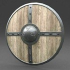 24  Viking Battle-ready Wooden Heavy Shield Metal Fittings Handmade Shield