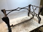 Vintage White Rotary Cast Iron Treadle Sewing Machine Base Leg Stand
