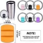 Splash Spill Proof Lid For 20 30 Oz Ozark Trail Yeti Rambler Tumbler Cup