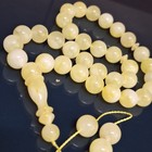       natural Baltic Amber Islamic Prayer 33beads Misbaha Tasbih Rosary 36g 11 7mm    