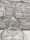 Vintage Art Glass Clear Large Drug Store Lidded Candy Apothecary Display Jar