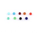 50 Pcs Cabochons Czech Glass Round 2mm Flat Back Multi Color Cab168 No Hole Cb20