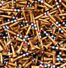 New  2 75   Premium Bamboo Golf Tees Dark Stain W  Colored Stripes  100ct 