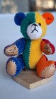 Vtg Little Gem Teddy Bears Rainbow Bear By Carol Stewart 3  Limited Edition