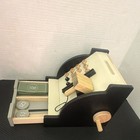 Wooden Pretend Play Cash Register W  Cash Drawer  Play Money   Card Reader